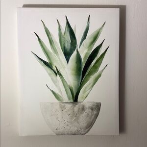 Green Plant Canvas Art